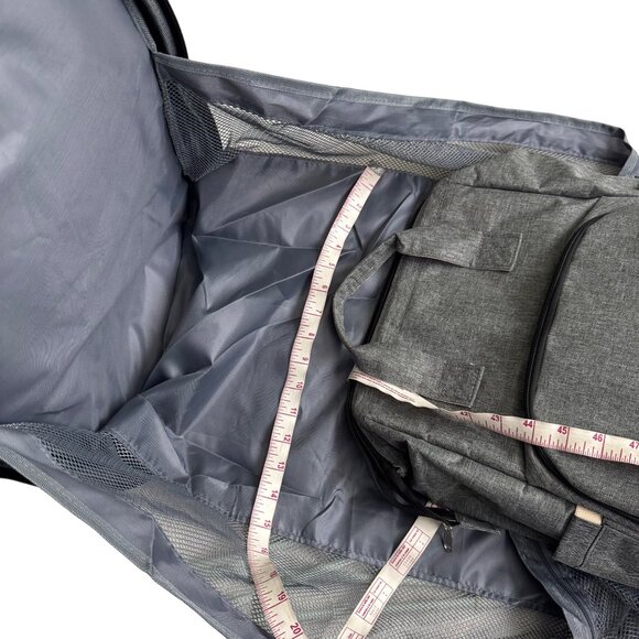 Kaiser Permanente Gray Backpack Diaper Bag W/ Changing Compartment & Pockets - Picture 10 of 13